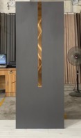 Puerta Interior de Diseño Ecológico Personalizada, Puerta de Panel Plano con Acabado Impermeable para Dormitorio