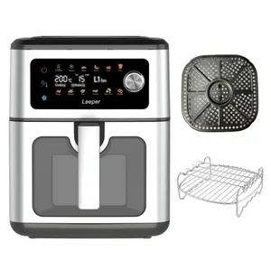 Leeper OEM manufacturer oven natural convection air fryer oven with timer basket for oven air flyer electric 7L 1500W