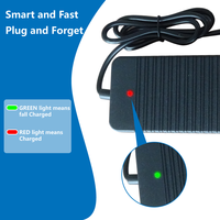 Dc42.0V 2A Ebike Chargeur de batterie Portable Lifepo4 Golf Cart E-Bike Scooter Drill Chargeur de batterie chargeurs de batterie standard