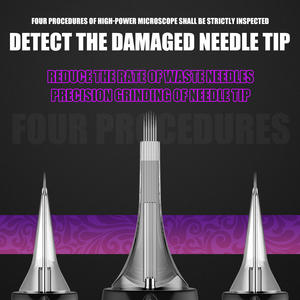 Ambition 20 pcs/boîte 1RL 3RL 5RL 7RL 9RL 11RL 13RL 15RL Cartouches rondes 5RM 7RM 9RM 15RM RM Aiguilles courbes <span class=keywords><strong>Magnum</strong></span> - Product Image 5