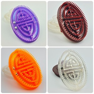 Cepillo de masaje meridiano, cepillo triangular magnético fuerte, cepillo de escorpión de cinco elementos, raspador estilo TikTok, para espalda, piernas y - Product Image 1