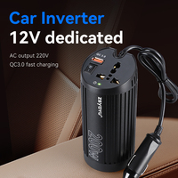 Nouvel arrivage : Onduleur de voiture USB-C 12V vers 220V 200W avec chargeur de voiture intégré