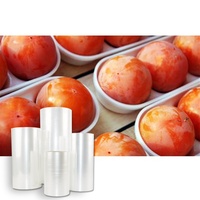 Hoge Prestaties Polyolefine (Pof) Krimpfolie Voor Groenten En Fruit Anti-Fog Film Verpakking Aangepaste Perforatie Plastic Folie