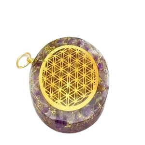 Bola de Orgonita de Calidad Premium al por Mayor, Globo de Energía con Gemas, Cordón de Amor, Protección EMF, Eliminación de Energía Negativa, Lúcido - Product Image 2