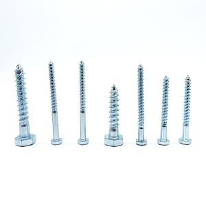 Thép carbon mạ kẽm tự khai thác Hex đầu vít gỗ 50mm huấn luyện viên vít din571 lag vít - Product Image 4