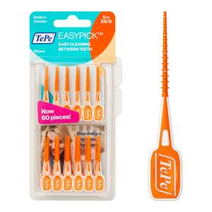 EasyPick Orange XS-S <b>Toothpicks</b> Interdental Brush efficient and Easy Cleaning - Product Image 1