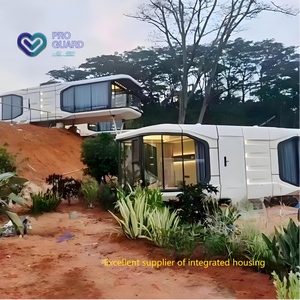 บ้านแคปซูลอัจฉริยะพลังงานแสงอาทิตย์ขนาด 40 ฟุต พร้อมรถพ่วง บ้านตู้คอนเทนเนอร์สำหรับโรงแรม - Product Image 2