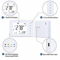 Thermostat intelligent WiFi RF868 avec kit récepteur sans fil, contrôleur de température numérique programmable pour chaudière à gaz