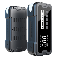 Démarreur de voiture 4000A Peak 24000mAh, compresseur d'air intégré 150PSI, charge rapide PD65W pour moteurs essence 12.0L et diesel 10.0L