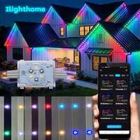 Luces LED de Puntos de Píxeles Ismart, DC48V, Luces de Medusa Ws2811 Ucs2904, Luces Navideñas Permanentes para Exteriores, Impermeables para Aleros