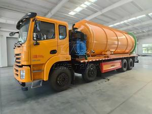 รถดูดสิ่งสกปรกแบบสุญญากาศ Dongfeng 8x4 12 ล้อ พร้อมถังขนาดใหญ่พิเศษ ส่งออกหลายประเทศทั่วโลก - Product Image 2