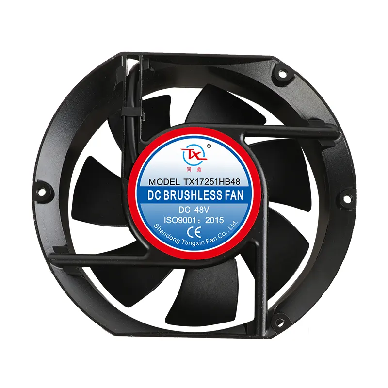 17251 Fan DC Quạt làm mát 24V Quạt hướng trục tủ máy nhà máy bán buôn 172*150*51 Mét