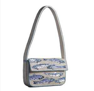 Sac à main à bandoulière avec broderie perlée de qualité supérieure fabriqué avec des perles de rocaille et fabriqué à la main pour fournir élégant - Product Image 3