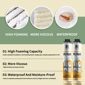<span class=keywords><strong>Mousse</strong></span> <span class=keywords><strong>de</strong></span> polyuréthane expansive à cellules fermées pour montage <span class=keywords><strong>de</strong></span> portes et fenêtres - Excellent rapport qualité-prix - Product Image 5