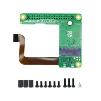 Adaptateur Raspberry Pi M.2 HAT+ NVMe SSD PCIe vers carte d'extension M.2 M Key, versions standard et compactes pour Pi 5 2230 2242