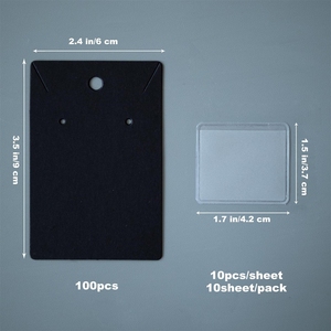 Porte-carte transparent auto-adhésif pour impression - Product Image 4