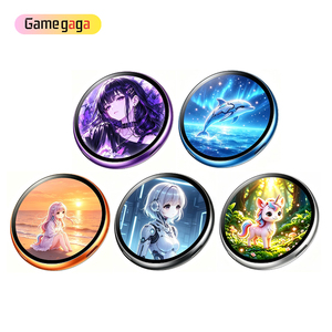 Badge électronique intelligent X BJ‑3, écran IPS HD de 1,85 pouces, BT5.4, image personnalisée, lecture de vidéo GIF, haut-parleur intégré, prise de vue à distance - Product Image 1