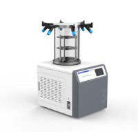 Lyophilisateur de laboratoire de type collecteur multiple de table 3Kg ST7003 Lyophilisateur avec 6 pièces de vanne externe