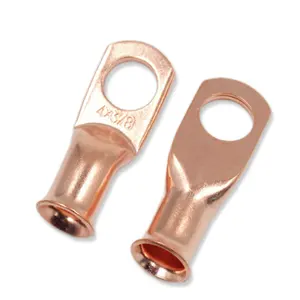 AWG Gauge 8 Copper Wire Lugs Ring Terminals Closed-End Electrical Cable Battery Terminal Connectors