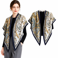 Écharpe châle d'hiver pour femme à imprimé cachemire, douce et chaude, en forme de triangle, élégante, accessoire de mode pour le quotidien, le bureau et les voyages, 150x95x65cm
