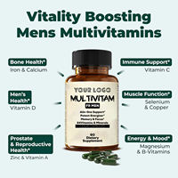 Complément alimentaire pour la santé masculine, capsules multivitaminées riches en vitamines et minéraux pour la fonction musculaire, la santé de la prostate et la santé reproductive