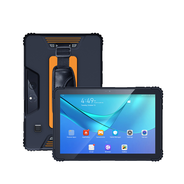 Android 13 Rugged Tablet PC with GPS for Truck Drivers Use to Route Planning and Cargo Tracking in Rough Road Conditions