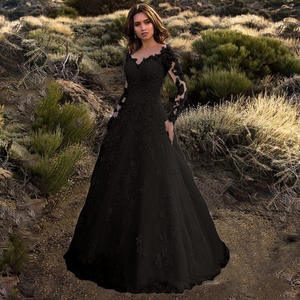 Tùy Chỉnh Số Lượng Lớn 2025 Mùa Xuân Mới Châu Âu Phụ Nữ Mỹ Của Quần Áo Cho Dài Tay Áo Off-Shoulder Pha Lê Bridal <span class=keywords><strong>Wedding</strong></span> Dress Gown - Product Image 6