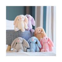 Peluche de lapin en peluche, jouet de pâques, bon marché, offre spéciale, 25cm, pièces