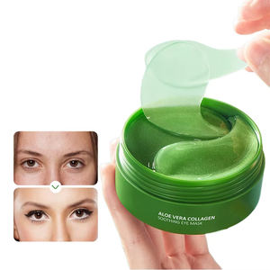 Patchs Oculaires au Collagène Végétal Marque Privée Hydratants à l'Aloe Vera Masque <span class=keywords><strong>Anti</strong></span>-<span class=keywords><strong>Cernes</strong></span> en Cristal Fourniture OEM pour Soins de la Peau - Product Image 1