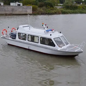 Fabriek Directe Levering 12 Personen Aluminium Boot Sterke Power Patrouille Boot Zachte Bank Comfortabele Speedboot