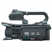 Meilleure vente Caméscope vidéo 6K avec zoom numérique 18X, écran tactile 4,0 pouces, WIFI, 64MP, vision nocturne IR, caméra de vlog pour YouTube