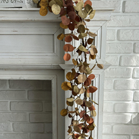 SSFLOWERS Boerderij Klassieke Thanksgiving Garland Decoratie Herfst Kunstmatige Eucalyptus Bladeren Plastic Hoge Kwaliteit Decoratie