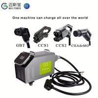 Chargeur EV portable CCS Ocpp 20Kw 30Kw 50Kw Type 2 Station de charge de voiture électrique Chademo Mobile DC Chargeur rapide