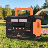 Station d'alimentation portable 200W avec batterie LiFePO4, panneau solaire, alimentation de secours pour le camping, les camping-cars et la maison