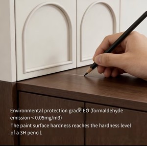 Armoire de chambre à coucher BALOM sur mesure, moderne et luxueuse, avec porte en verre cintrée, armoire intégrée avec coiffeuse, placard de chambre à coucher - Product Image 4