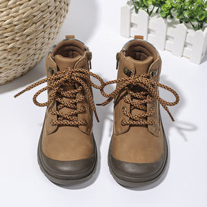 Bottes pour enfants en gros, printemps, automne, <span class=keywords><strong>hiver</strong></span>, nouvelles bottes décontractées pour garçons, bottines tendance, fermeture éclair, semelle intérieure en coton - Product Image 2