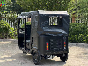 Triciclo Eléctrico Cerrado Personalizable de 3 Ruedas Tipo Tuk Tuk con Toldo para Lluvia, Ideal para Taxi Urbano y Turismo en Resorts - Product Image 2