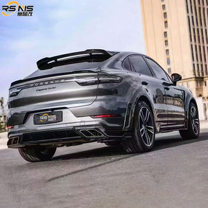 Pour Porsche Cayenne 9YA 2018-2023 mise à niveau vers 2024 9Y0 Turbo Style Kit complet de carrosserie <span class=keywords><strong>pare</strong></span>-chocs avant feux arrière capot hayon ailes - Product Image 6