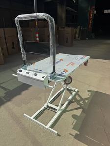 Camion elettrico del carrello con la ferrovia di scivolamento con i camion a pianale dell'elevatore idraulico portatile dell'automobile di carico e di scarico - Product Image 5