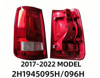 Cache-phare arrière sans circuit imprimé pour feux arrière de pick-up Volkswagen Amarok modèles 2010-2016 et 2017-2022