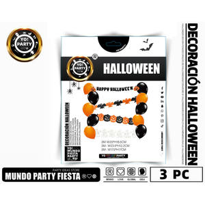SET di decorazioni per ghirlanda di carta di HALLOWEEN usa e getta con numeri fantasma decorazioni per feste per la vendita calda di 100 pezzi di fabbrica #74841 - Product Image 1