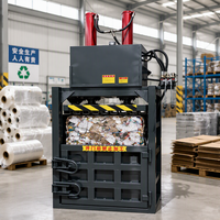 Presse à papier industrielle, machine de recyclage, compacteur hydraulique vertical manuel pour déchets