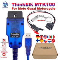 ThinkElk MTK100 para Moto Guzzi OBD2, Herramienta de Diagnóstico para Motocicletas Guzzi, Lectura y Borrado de Códigos de Error, Monitoreo de Datos en Tiempo Real