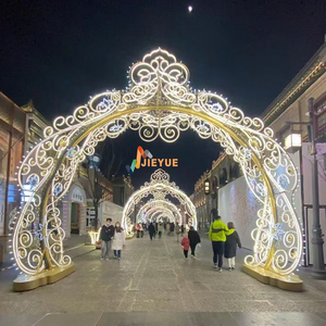 IP65 illuminazione a LED impermeabile per esterni 3D modello a forma di cuore di natale Halloween materiale in metallo decorazione di nozze - Product Image 1