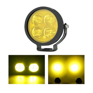 Luz Antiniebla para Motocicleta de 105W, 4 Lentes, Impermeable, con Destello Amarillo, para Motocicletas 4x4, Faro LED con Interruptor y Cableado - Product Image 4