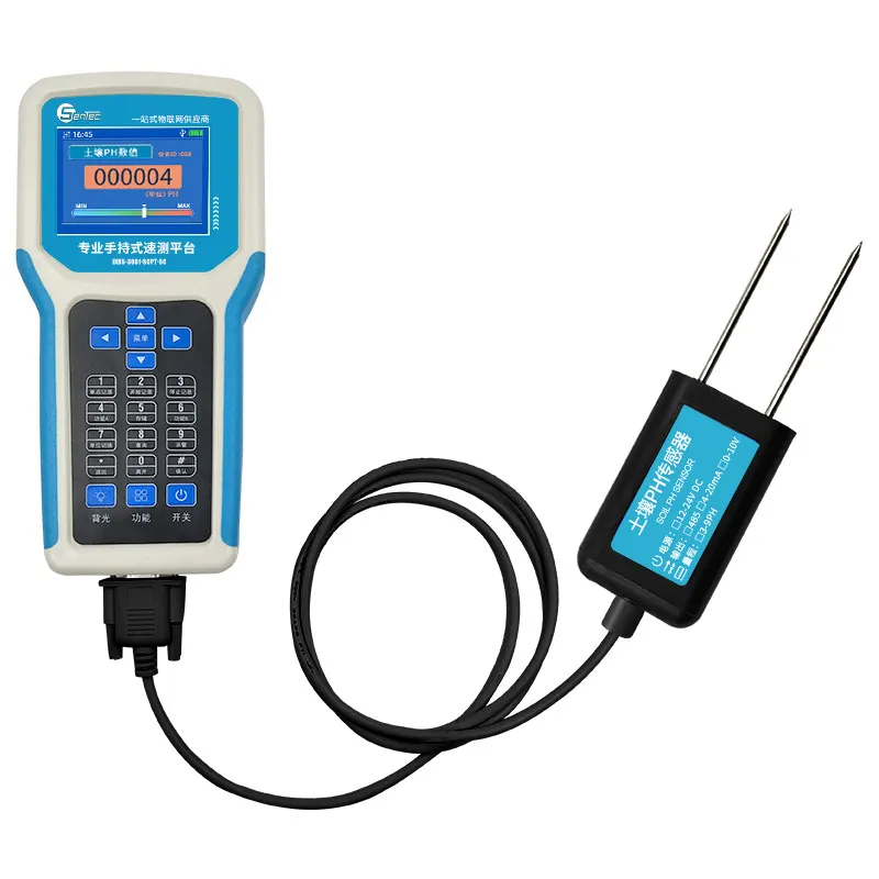 Sentec Sem2260 Oplaadbare Draagbare 7 In1 Geïntegreerde Bodem Voedingsstof Tester Draagbare Bodem Ph Analyzer Bodem Npk Sensor Datalogger