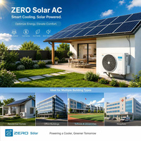 Aires Acondicionados Solares ZERO de 9000 BTU, 12000 BTU, 18000 BTU, 24000 BTU, Híbridos AC/DC, Fácil Instalación, R32, Aire Acondicionado Híbrido Split