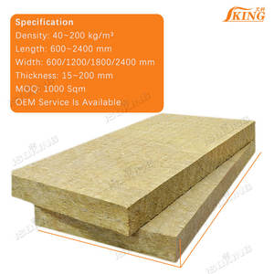 Panneau <span class=keywords><strong>acoustique</strong></span> thermique en <span class=keywords><strong>laine</strong></span> <span class=keywords><strong>de</strong></span> <span class=keywords><strong>roche</strong></span> ISOKING <span class=keywords><strong>50</strong></span> <span class=keywords><strong>mm</strong></span>, haute densité 200 kg/m3, <span class=keywords><strong>laine</strong></span> minérale pour régions extrêmement froides, ignifuge A1 - Product Image 2