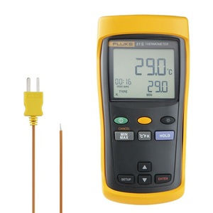 Fluke 51 II <b>Thermometer</b> Digital Temperature Meter K Type <b>Probe</b> Industrial Use - Product Image 4