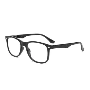 Unisex Designer Vintage Luxurious Reading Eyeglasses 2024 Brand Men Women's PC Glasses Blue Clear Black-Wholesale Promotion